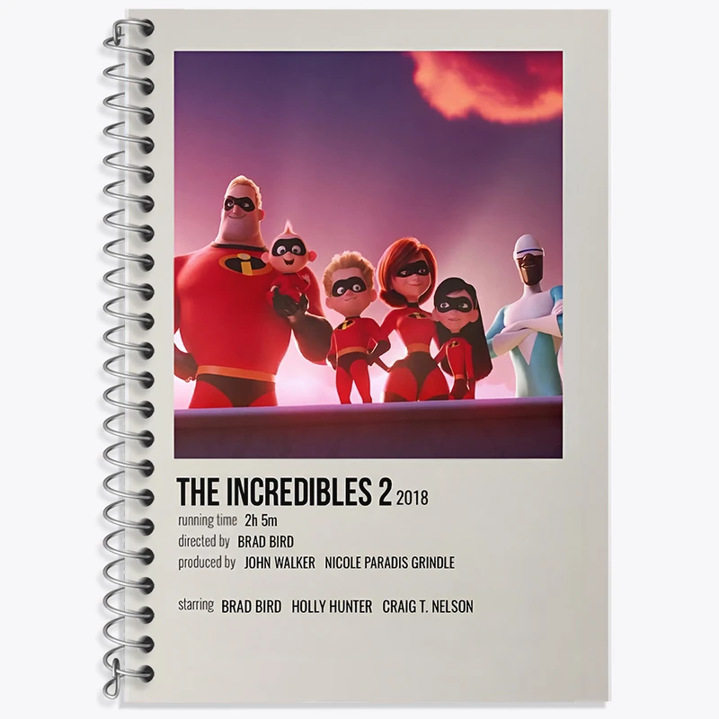 دفتر نت موسیقی 50 برگ خندالو طرح شگفت انگیزان (The Incredibles) کد F14212