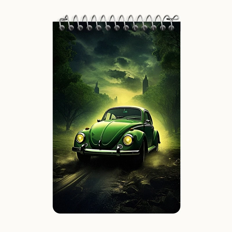 دفتر یادداشت 50 برگ خندالو طرح فولکس کد F4295