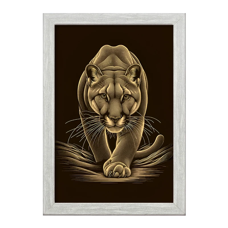 تابلو خندالو طرح ببر کد F11440