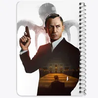 دفتر یادداشت 50 برگ خندالو طرح جیمز باند (James Bond) کد F115