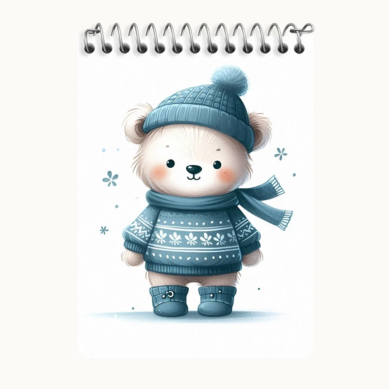 دفتر یادداشت 50 برگ خندالو طرح خرس کیوت کد N5088