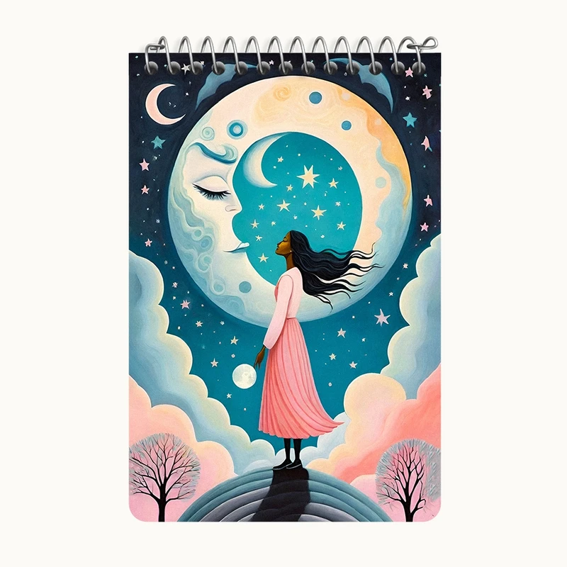 دفتر یادداشت 50 برگ خندالو طرح دخترانه کد F5132