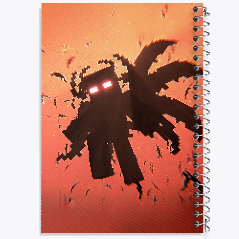 دفتر لیست خرید 50 برگ خندالو طرح بازی ماینکرافت (Minecraft) کد N8667