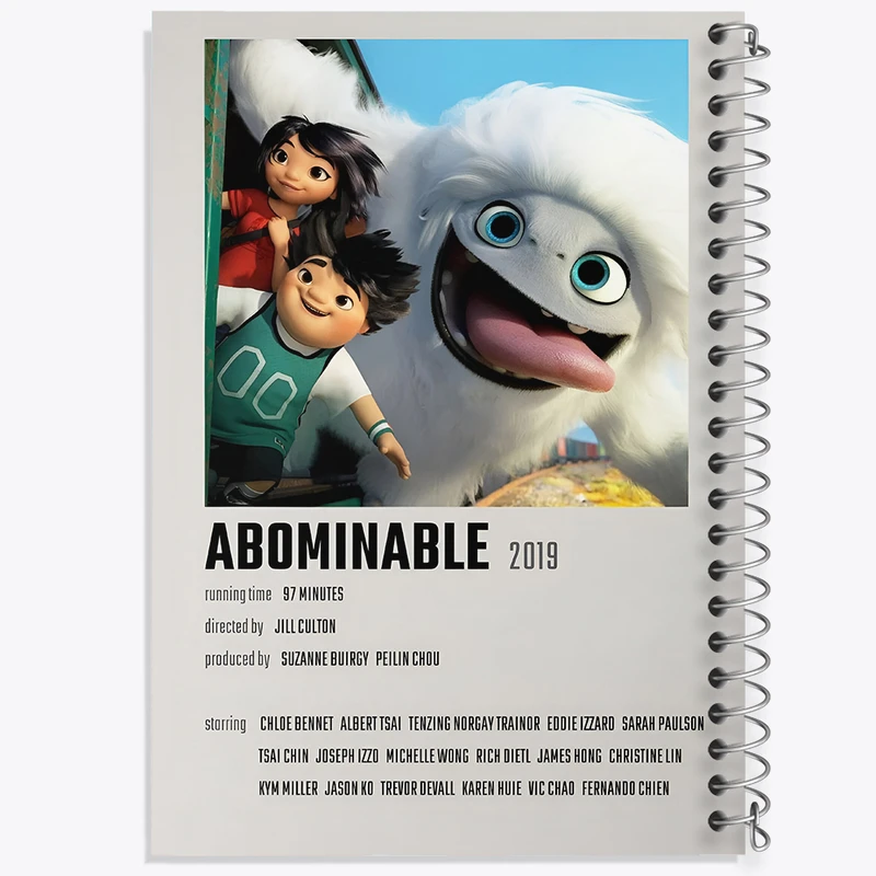 دفتر مشق 100 برگ خندالو طرح نفرت ‌انگیز (Abominable) کد F13250