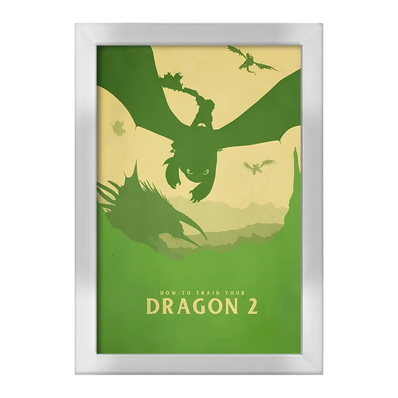 تابلو خندالو طرح اژدها سواران کد F13567