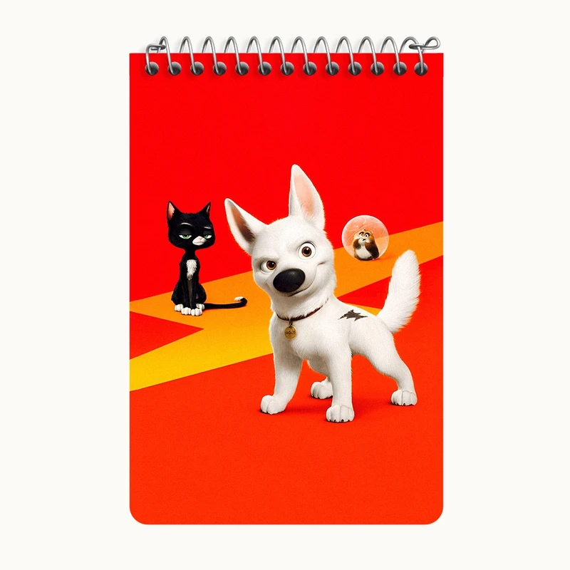 دفتر یادداشت 50 برگ خندالو طرح تیز پا (Bolt) کد F11009