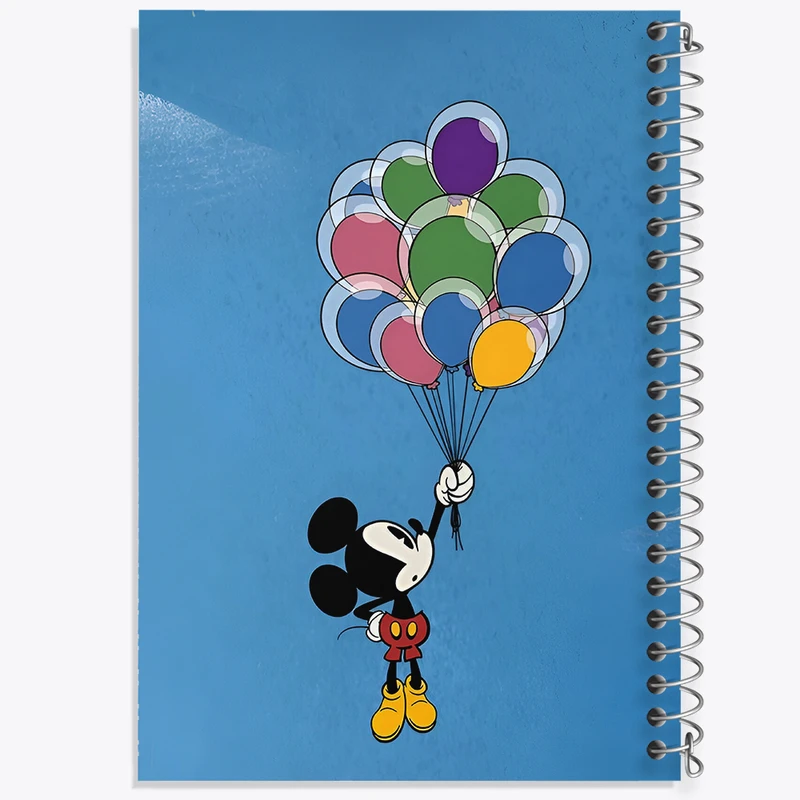 دفتر مشق 100 برگ خندالو طرح میکی موس (Mickey mouse) کد N7460