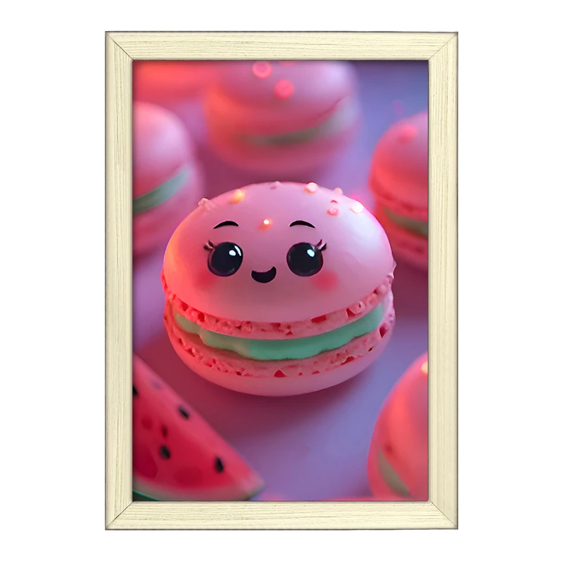 تابلو خندالو طرح ماکارون بامزه کد F9542