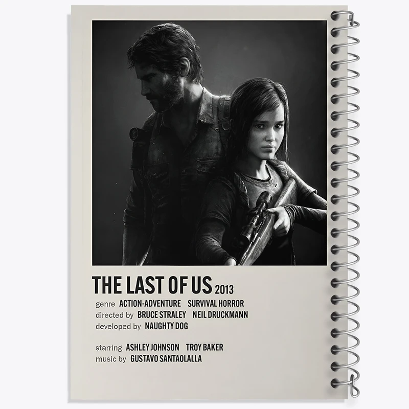 دفتر شطرنجی 50 برگ خندالو طرح لست آف آس (The Last Of Us) کد F13455