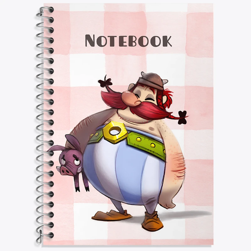 دفتر نت موسیقی 50 برگ خندالو طرح اوبلیکس (Obelix) کد N6555