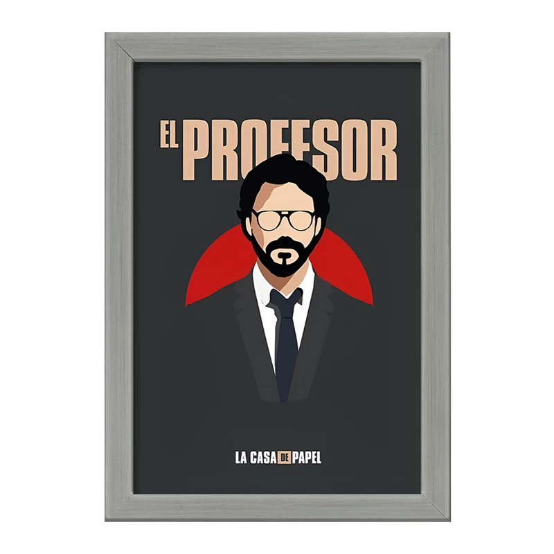 تابلو خندالو طرح پروفسور خانه کاغذی کد F10130