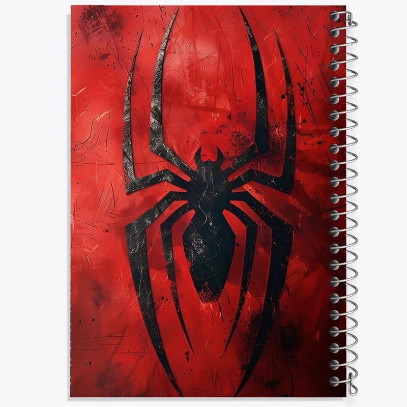 دفتر شطرنجی 50 برگ خندالو طرح مرد عنکبوتی (Spider Man) کد F3947