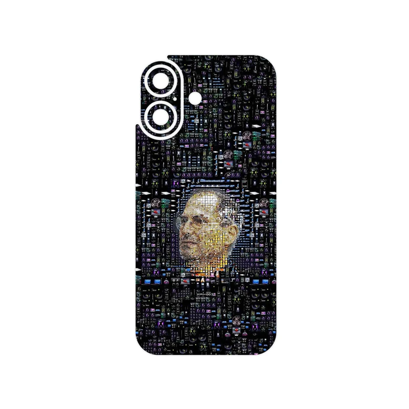 برچسب پوششی ماهوت مدل Collage of Steve Jobs 2 مناسب برای گوشی موبایل اپل iPhone 17