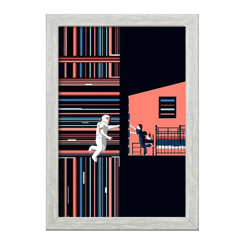 تابلو خندالو طرح میان ستاره ای (Interstellar) کد F10486