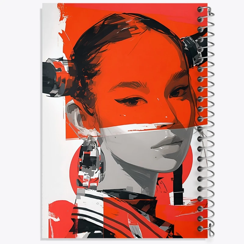 دفتر طراحی 50 برگ خندالو طرح دخترانه کد F10833