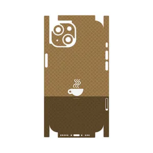 MAHOOT Minimal Cup of Coffee Icon-FullSkin Cover Sticker for Apple iPhone 14