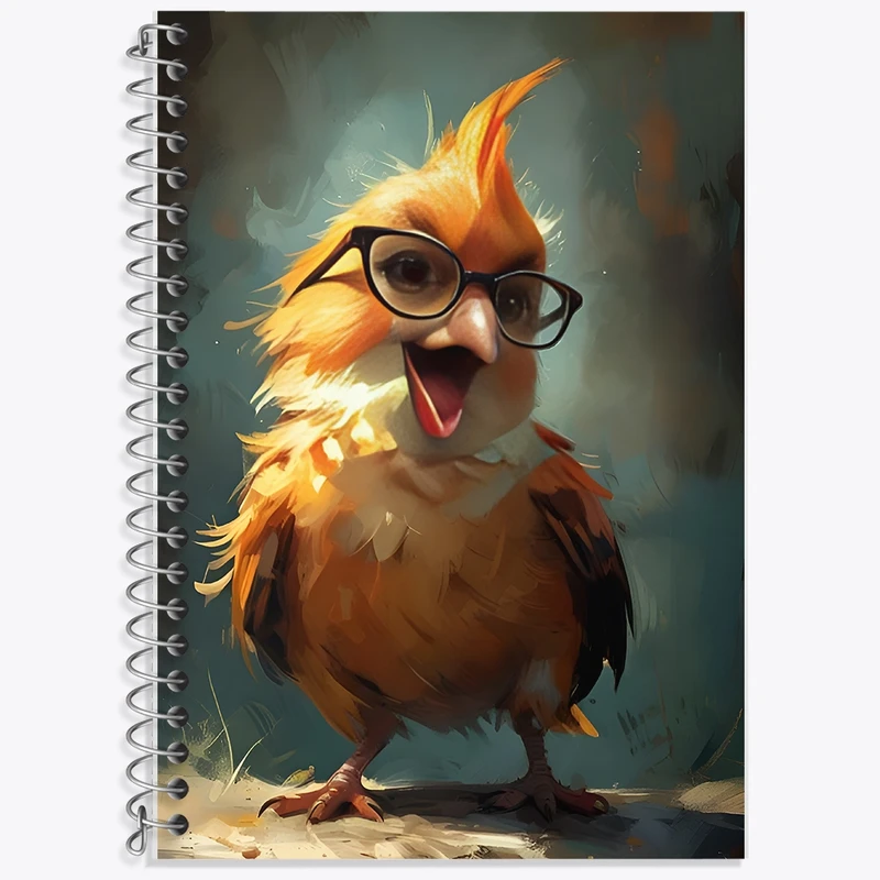 دفتر لغت 50 برگ خندالو طرح جوجه کد F11660