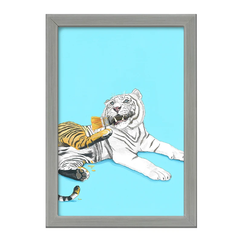 تابلو خندالو طرح ببر کد F150