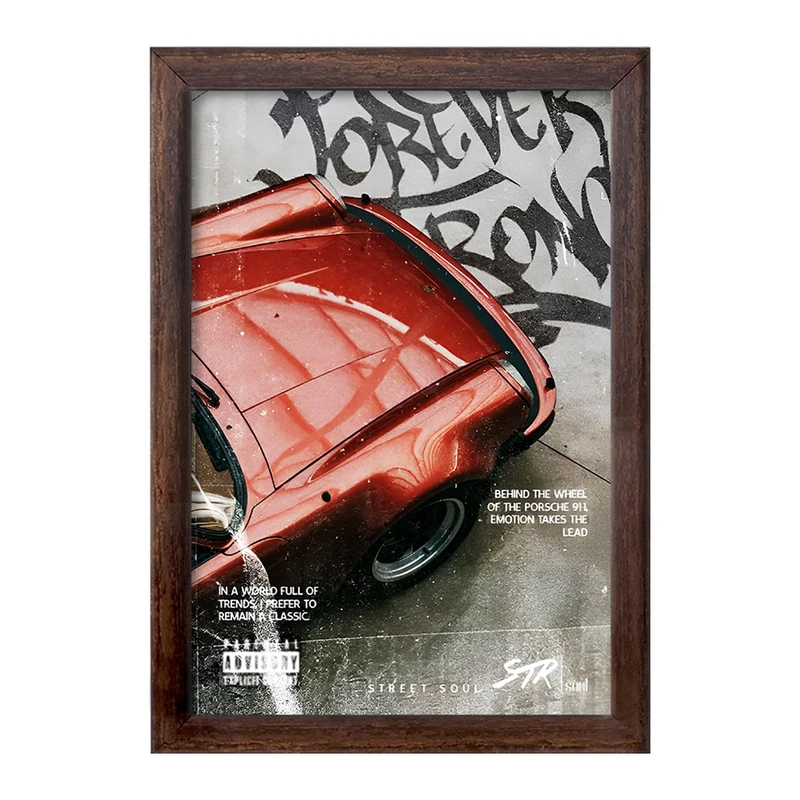 تابلو خندالو طرح پورشه (Porsche) کد F13522