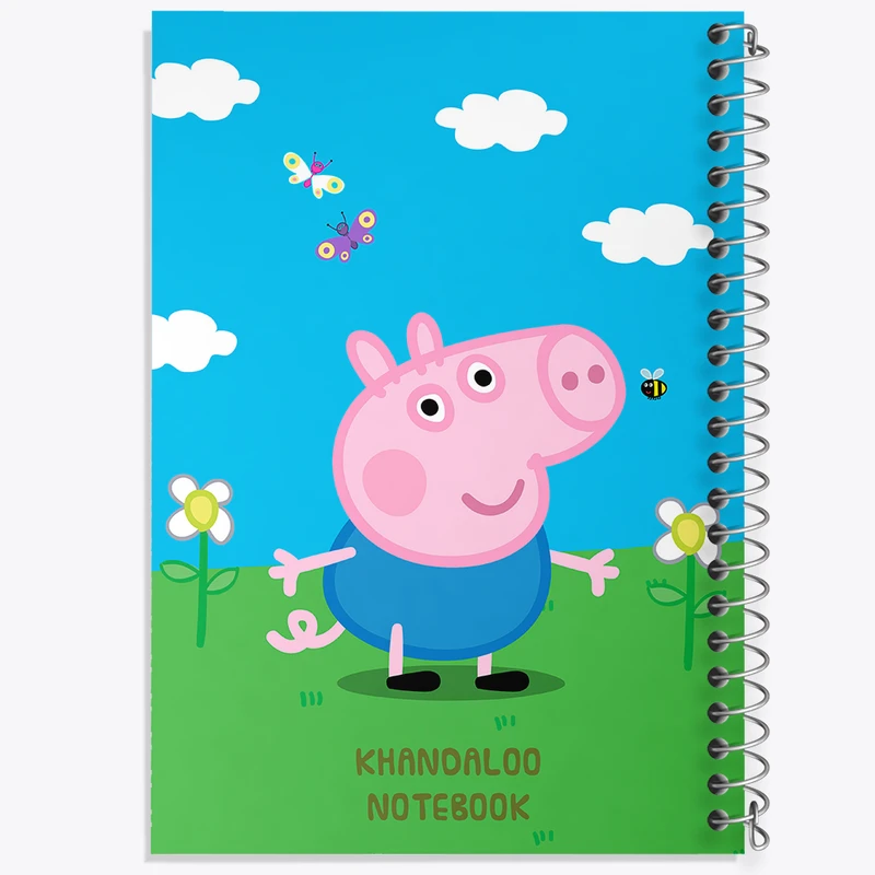 دفتر مشق 50 برگ خندالو طرح انیمیشن پپا پیگ (Peppa Pig) کد N9245