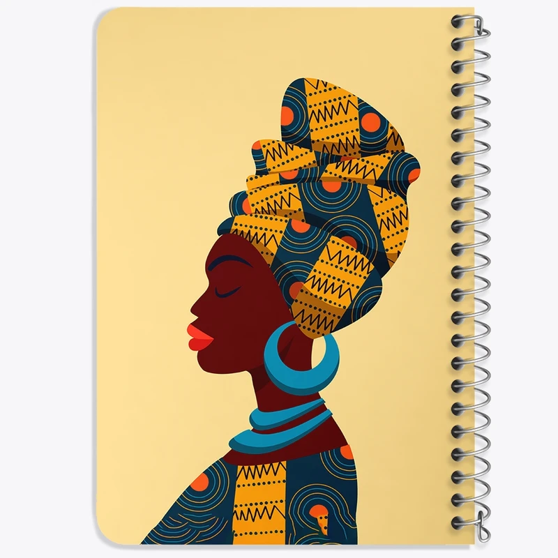 دفتر یادداشت 50 برگ خندالو طرح آفریقا Africa کد 29831