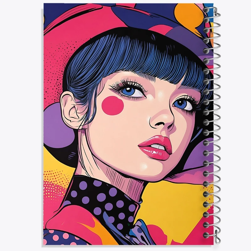 دفتر شطرنجی 50 برگ خندالو طرح دخترانه کد F9732