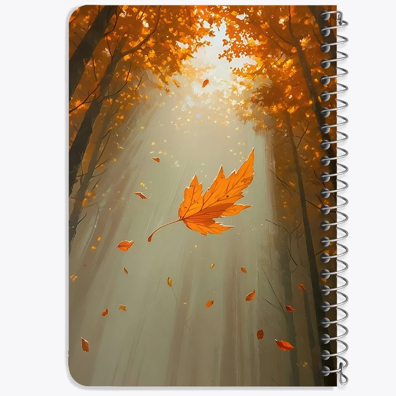 دفتر یادداشت 50 برگ خندالو طرح پاییز (Fall) کد N3410