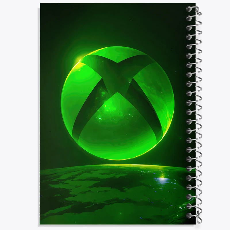 دفتر مشق 100 برگ خندالو طرح لوگو ایکس باکس (Xbox) کد N7907