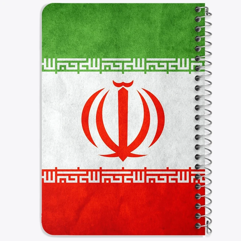 دفتر یادداشت 50 برگ خندالو طرح پرچم ایران  کد 20501
