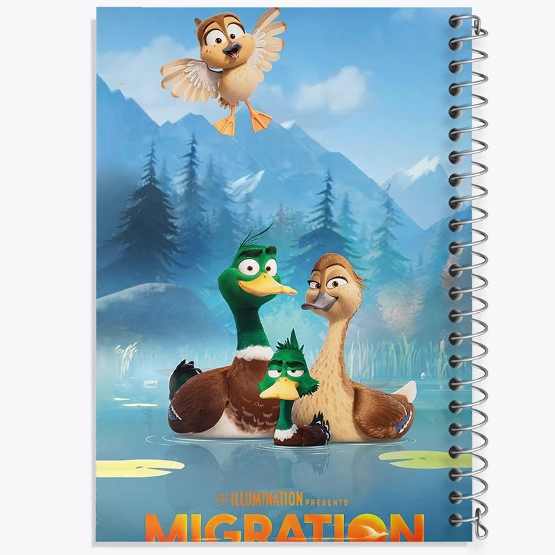 دفتر طراحی 50 برگ خندالو طرح مهاجرت کد F2164