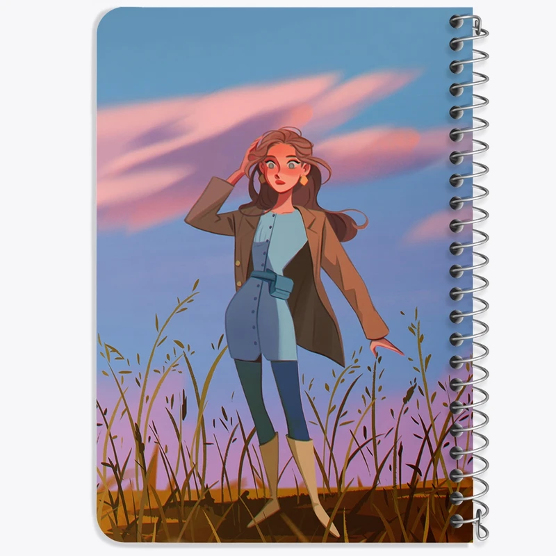 دفتر یادداشت 50 برگ خندالو طرح دخترانه کد F578
