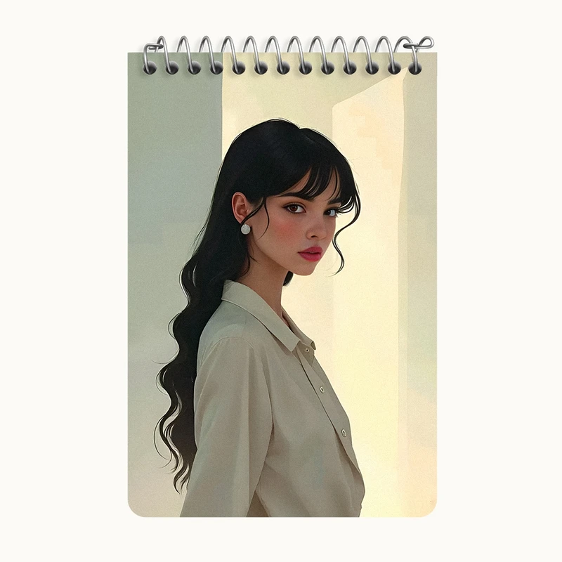 دفتر یادداشت 50 برگ خندالو طرح دخترانه کد F12056