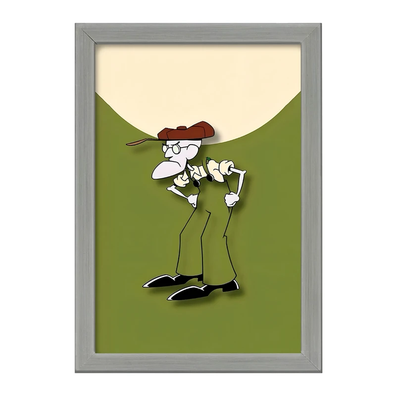 تابلو خندالو طرح شجاعت سگ ترسو (Courage the Cowardly Dog) کد F10806