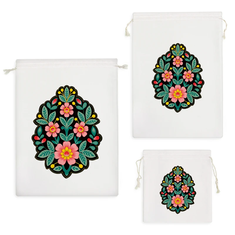 نظم دهنده خندالو مدل گلدوزی گل کد H628 مجموعه 3 عددی