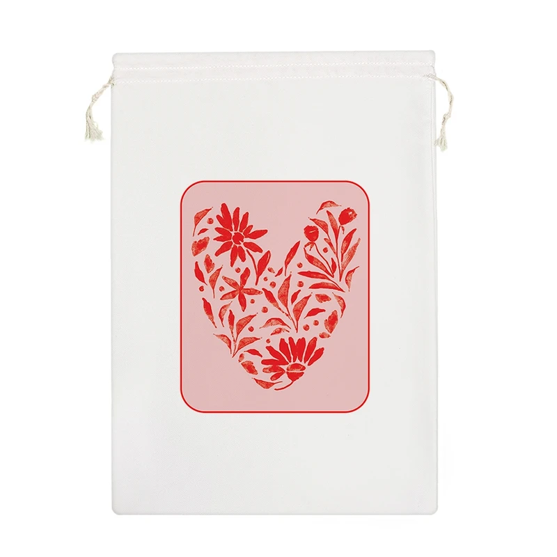 نظم دهنده خندالو مدل قلب گلی قرمز کد 10349-M