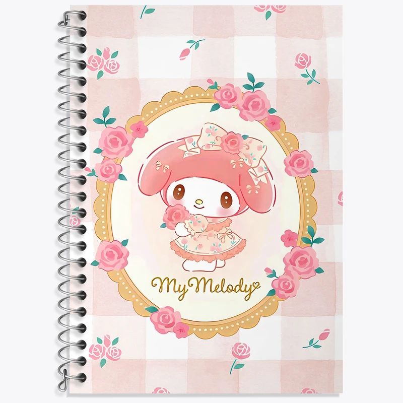 دفتر زبان 50 برگ خندالو مدل دو خط طرح مای ملودی (My Melody) کد N9005