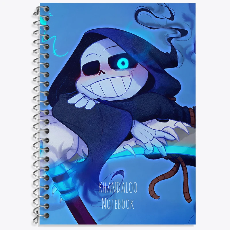 دفتر زبان 50 برگ خندالو مدل دو خط طرح تازه واردها (freshsans) کد N8942