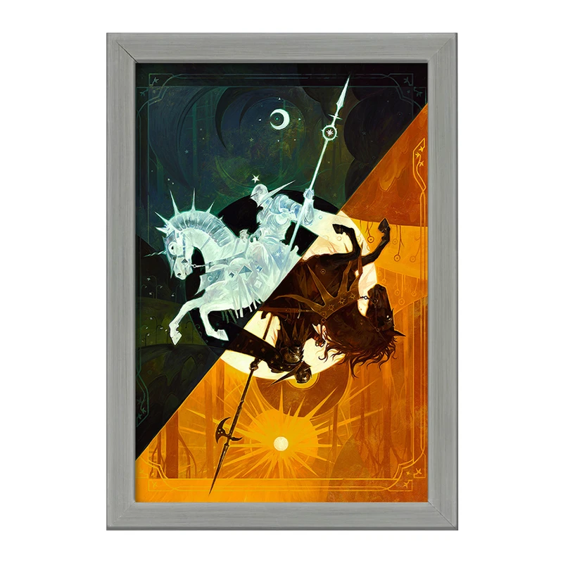 تابلو خندالو طرح شوالیه کد F1119