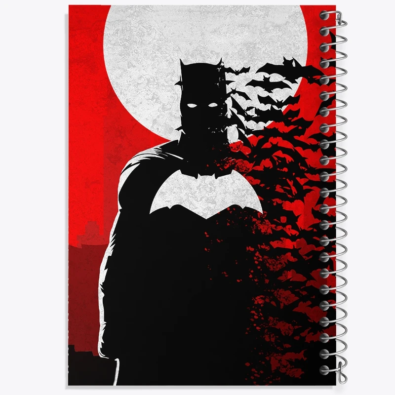 دفتر طراحی 50 برگ خندالو طرح بتمن Batman کد 24258