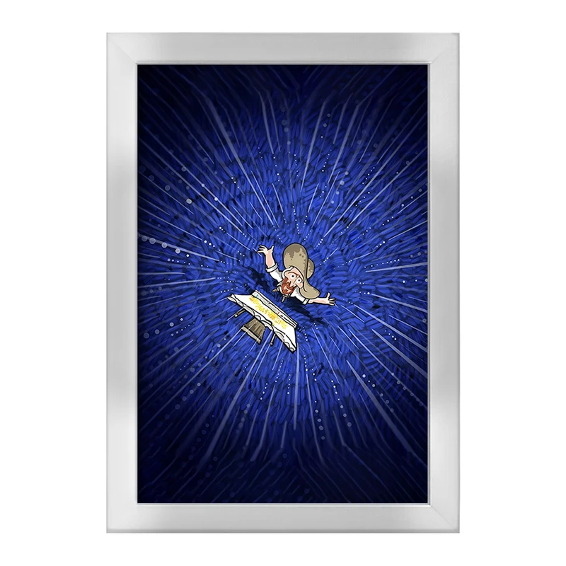 تابلو خندالو طرح ونسان ونگوگ کد F8795