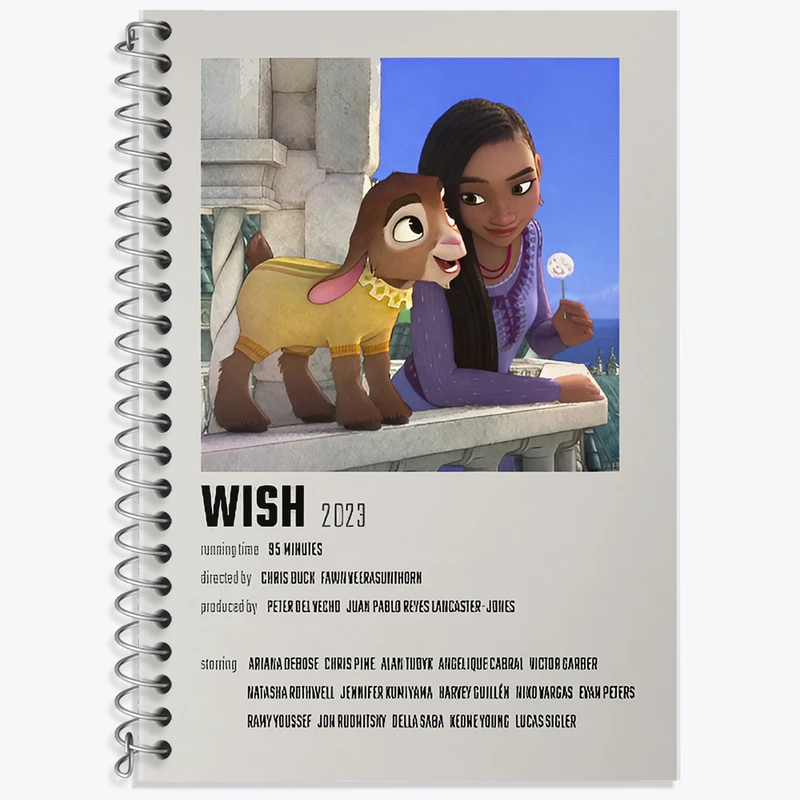 دفتر نت موسیقی 50 برگ خندالو طرح آرزو (Wish) کد F13132