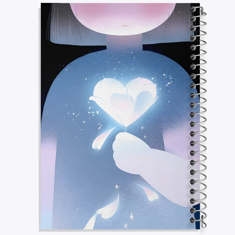 دفتر شطرنجی 50 برگ خندالو طرح دخترانه کد N6585