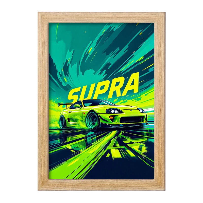 تابلو خندالو طرح تویوتا (Toyota Supra) کد F13731