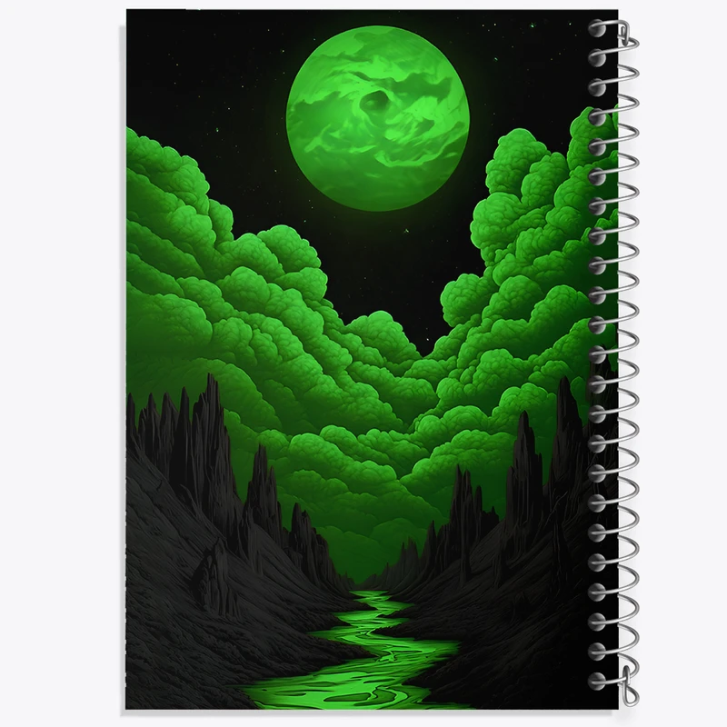 دفتر نقاشی 50 برگ خندالو طرح ماه (Moon) کد F11612