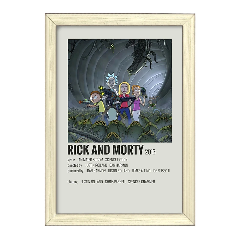 تابلو خندالو طرح ریک و مورتی (Rick and Morty) کد F13108