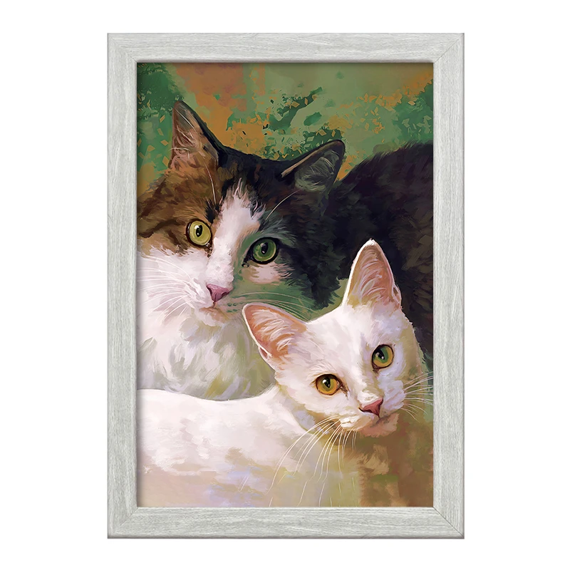 تابلو خندالو طرح گربه ها کد F9329