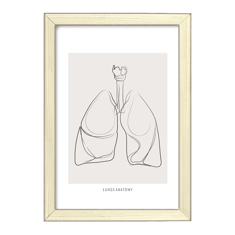 تابلو خندالو طرح آناتومی ریه ها (Lungs Anatomy) کد F13898