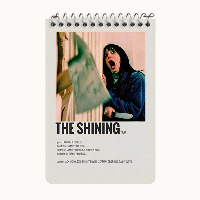 دفتر یادداشت 50 برگ خندالو طرح درخشش (The Shining) کد F13365
