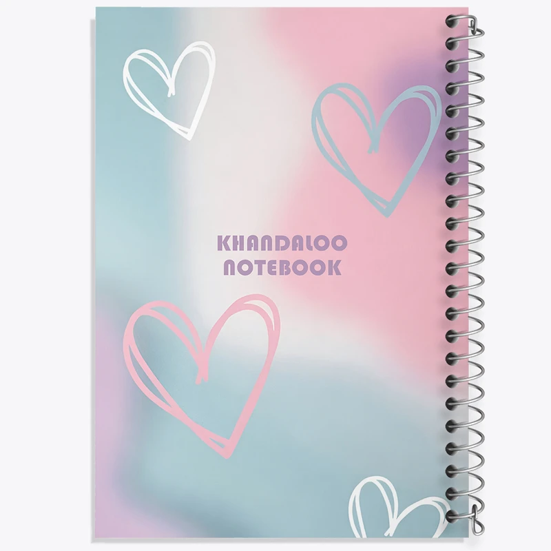 دفتر نقاشی 50 برگ خندالو طرح قلب کد N6406