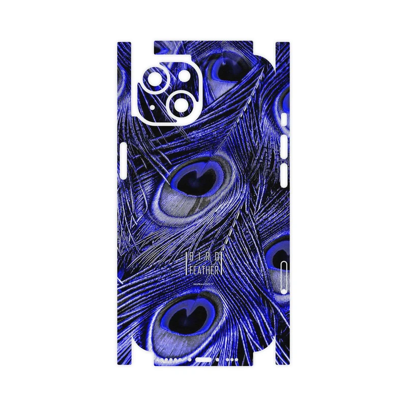 برچسب پوششی ماهوت مدل Purple Feather-FullSkin مناسب برای گوشی موبایل اپل iPhone 14